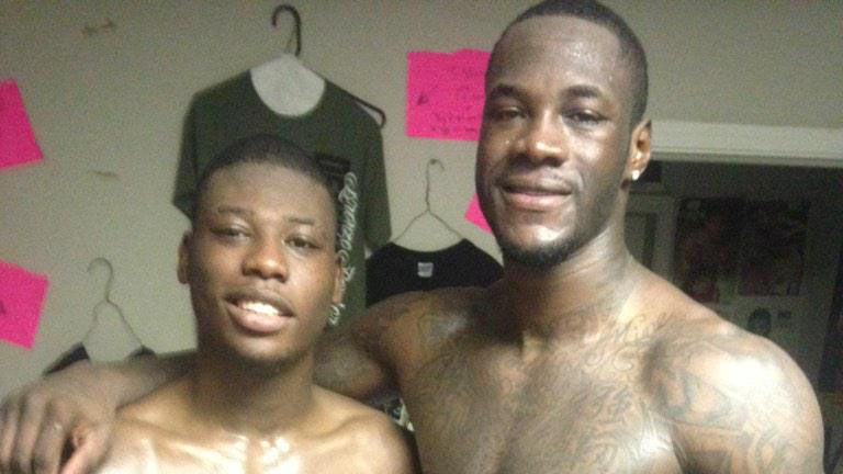 Isaac Chamberalin and Deontay Wilder