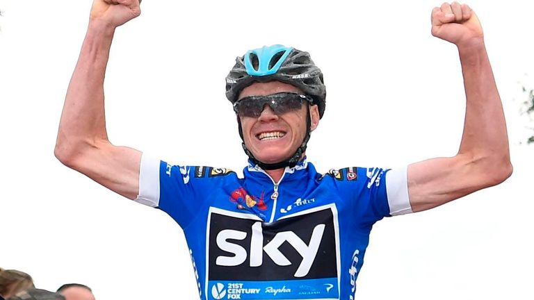 Chris Froome wins Stage 4 of the 2015 Tour of Andalucia Ruta Del Sol