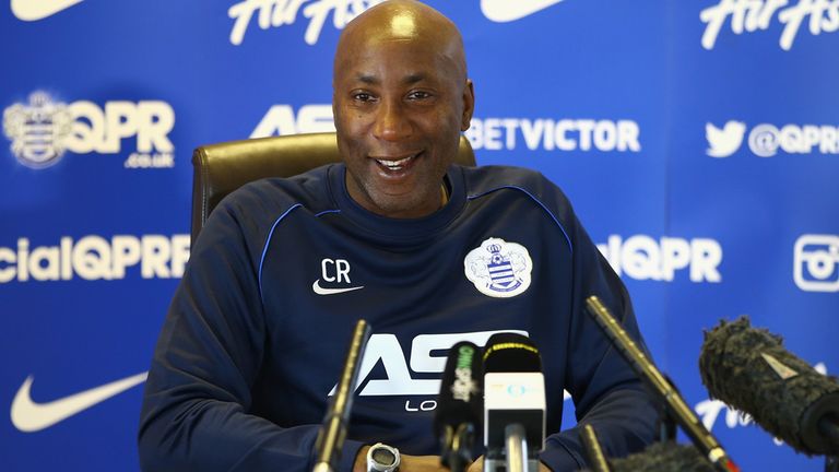 QPR's caretaker manager Chris Ramsey speaks to the media  on Friday