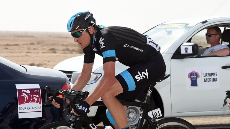 Danny Pate on stage five of the 2015 Tour of Qatar