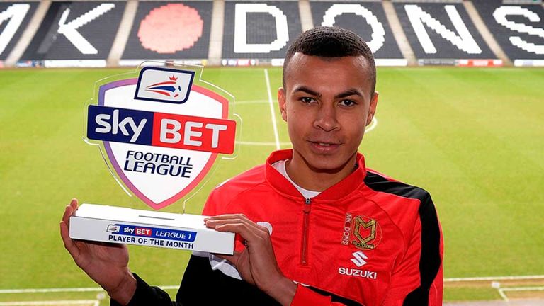 Dele Alli, MK Dons. League One player of the month for January