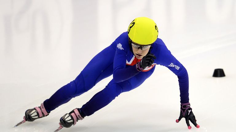 Elise Christie of Great Britain