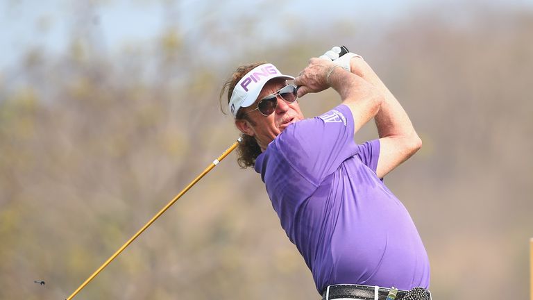 Miguel Angel Jimenez, second round of the 2015 True Thailand Classic at Black Mountain Golf  Club