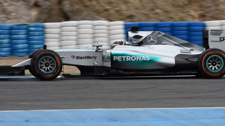Lewis Hamilton in the W06