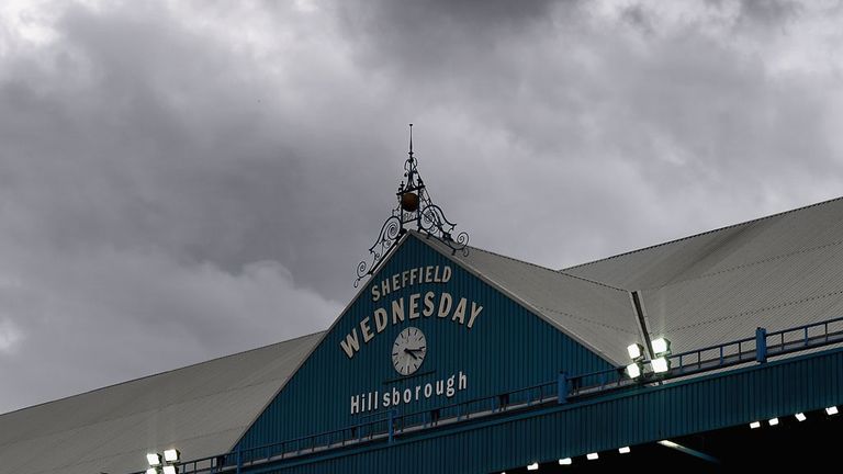 A general view  during the Sky Bet Championship match between Sheffield Wednesday and Watford at Hillsborough Stadium 