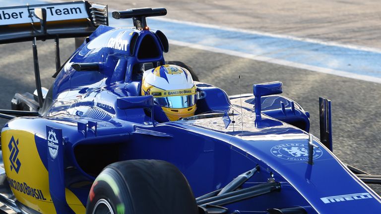 Marcus Ericsson in the new-look Sauber