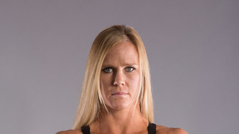 Holly Holm poses for portrait on October 9, 2014 in Albuquerque, New Mexico