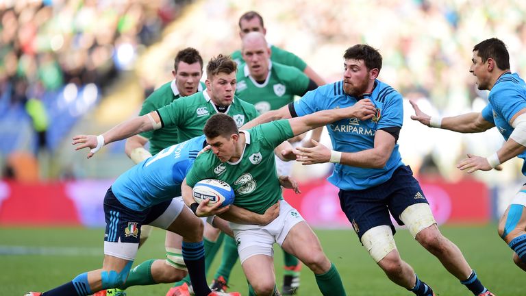 Ian Keatley made his overdue RBS Six Nations debut for Ireland, he deputised for British and Irish Lions playmaker Johnny Sexton