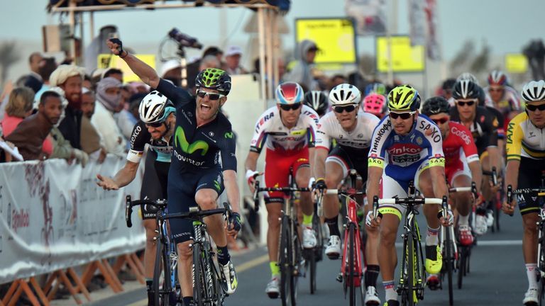Jose-Joaquin Rojas wins stage one of the 2015 Tour of Qatar