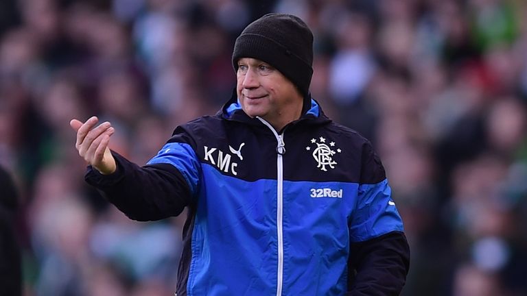 Rangers Manager Kenny McDowall
