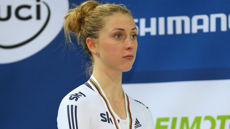 Laura Trott omnium during Day Five of the UCI Track Cycling World Championships at the National Velodrome on February 22, 2015 in Paris, France.
