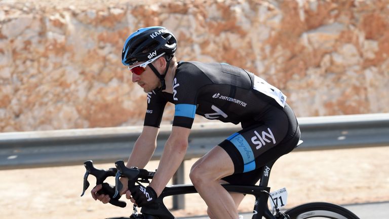 Leopold Konig on stage one of the 2015 Tour of Oman