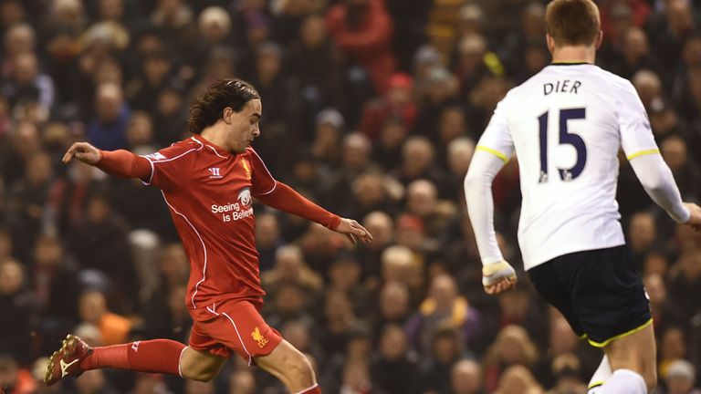 Lazar Markovic fires Liverpool into the lead