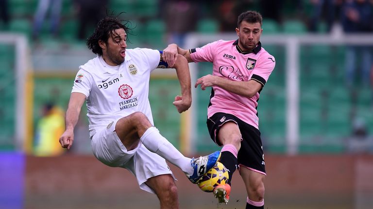 Luca Toni and Roberto Vitiello tangle