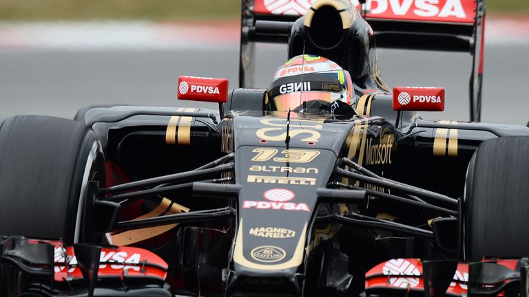 Pastor Maldonado (VEN) Lotus E23 Hybrid at Formula One Testing, Day Three, Barcelona, Spain, 21 February 2015..