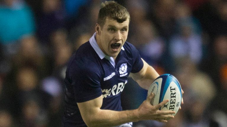 Scotland's Mark Bennett during the viagogo Autumn Test v Argentina at the BT Murrayfield Stadium