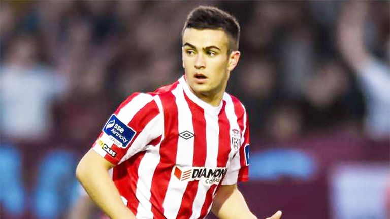 Michael Duffy: Derry winger has agreed to join Celtic