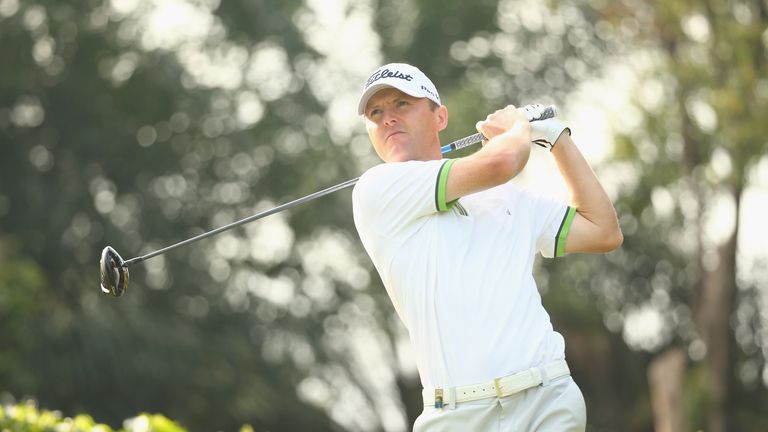 Michael Hoey: holds a one-shot lead at the Thailand Classic