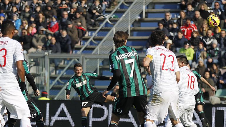 Nicola Sansone scores for Sassuolo 