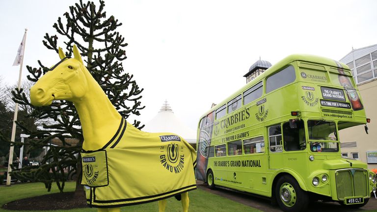 Grand National sponsors Crabbie's were also in attendance at the track on Betfred Grand National Trial day.
