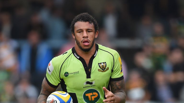 Courtney Lawes playing on the flank for Saints