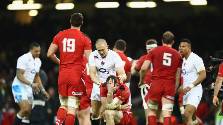 Wales were left dejected by defeat...
