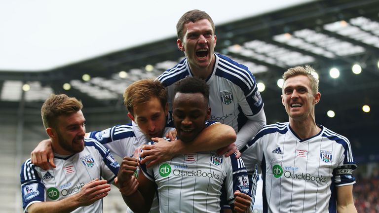 Saido Berahino celebrates