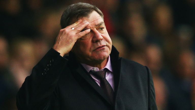 WEST BROMWICH, ENGLAND - FEBRUARY 14:  Sam Allardyce manager West Ham United reacts during the FA Cup Fifth Round match between West Bromwich Albion and We