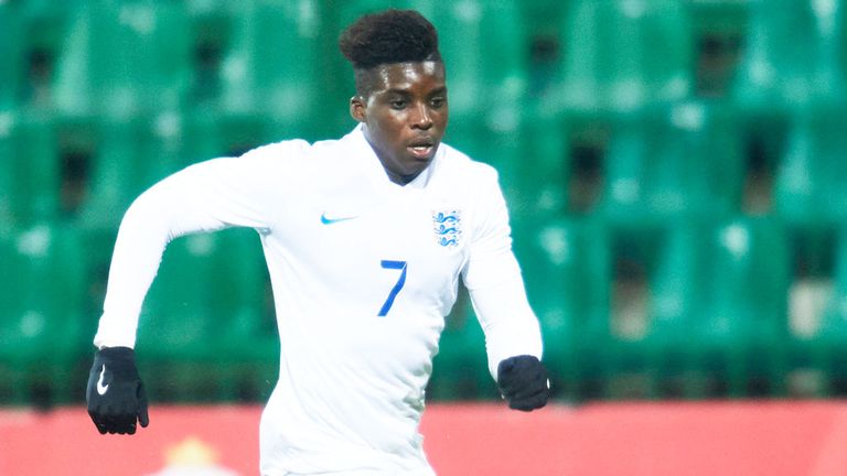 Sheyi Ojo: England U18 winger has joined Wigan on loan from Liverpool
