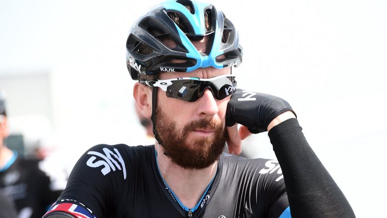 Bradley Wiggins before stage four of the 2015 Tour of Qatar