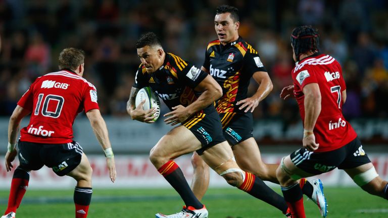 Sonny Bill Williams on the charge for the Chiefs