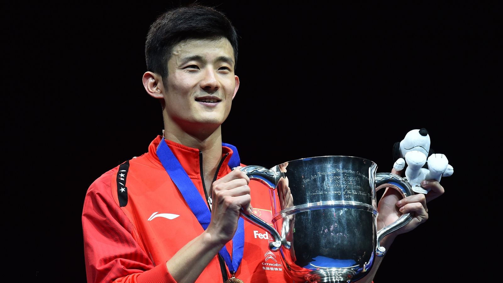 Chen Long crowned as the men's singles champion at the All England Championships