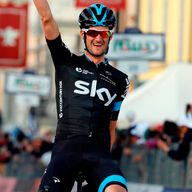 Wout Poels won stage five of the Tour of Britain but missed out on the race lead
