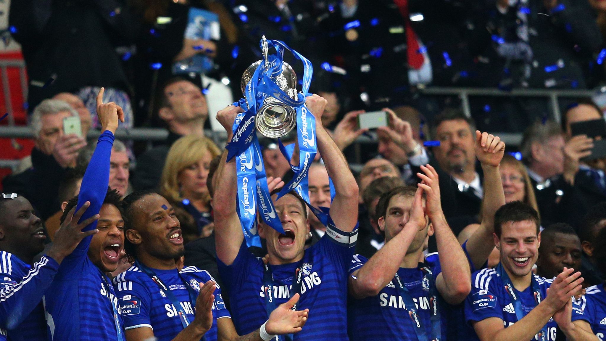 Chelsea beat Tottenham 2-0 to secure Capital One Cup success | Football News | Sky Sports