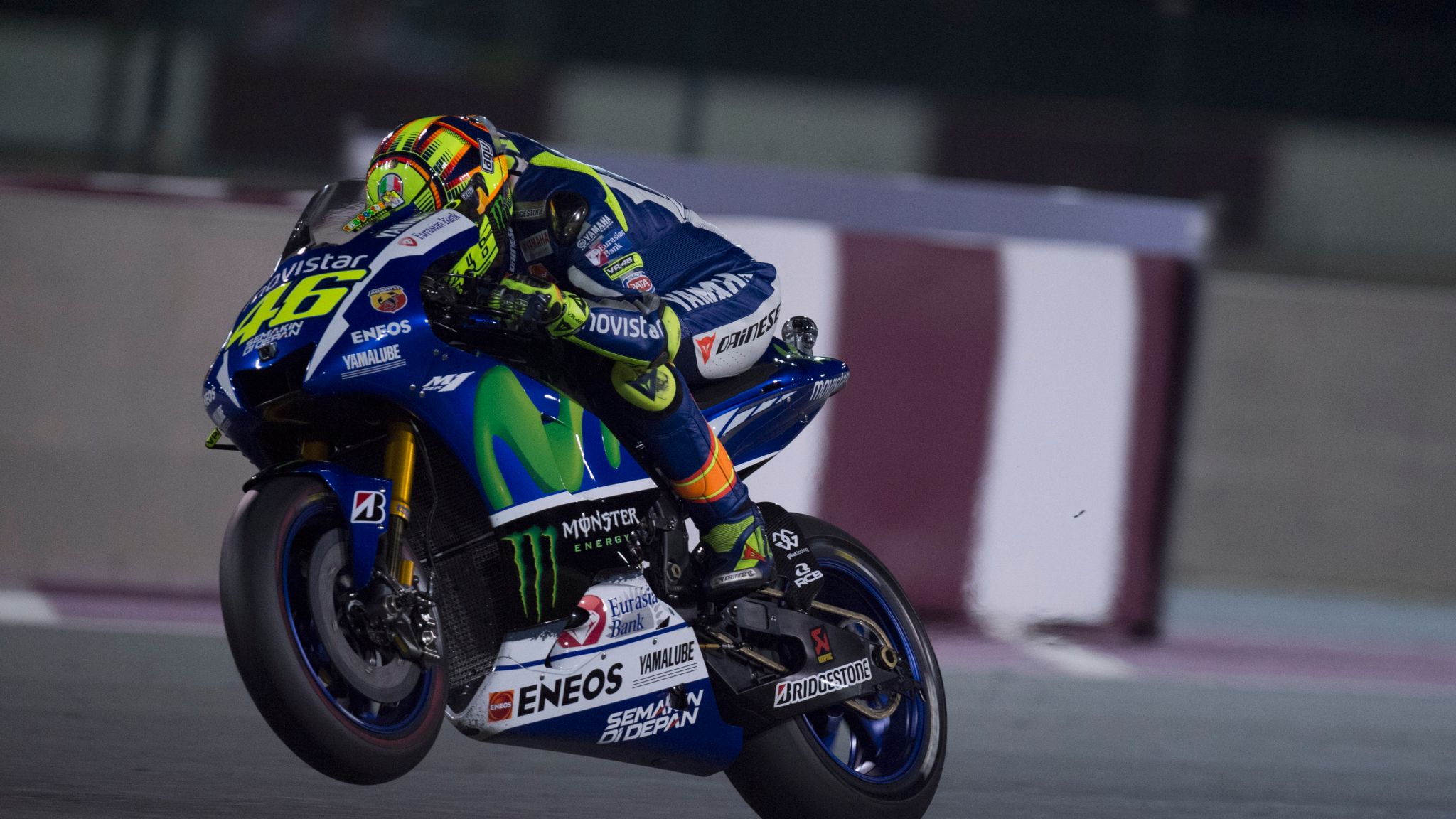 Valentino Rossi wins thrilling opening race of MotoGP season in, valentino  rossi 