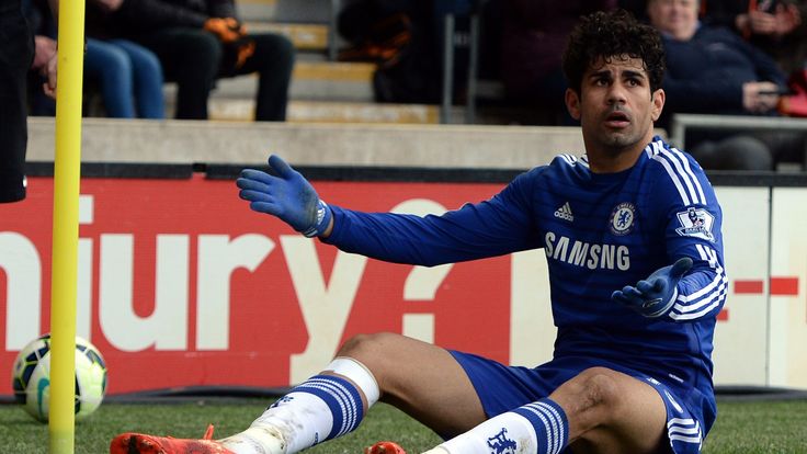 Diego Costa: The striker suffered a muscular injury at Hull