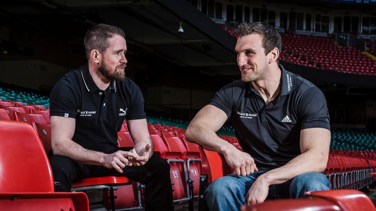 Shane Williams Sam Warburton Wales Guinness Ambassadors