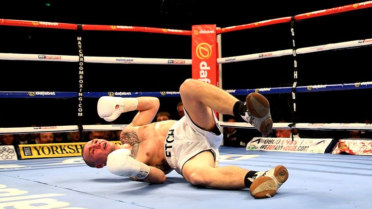 Adam Etches of Great Britain is knocked out