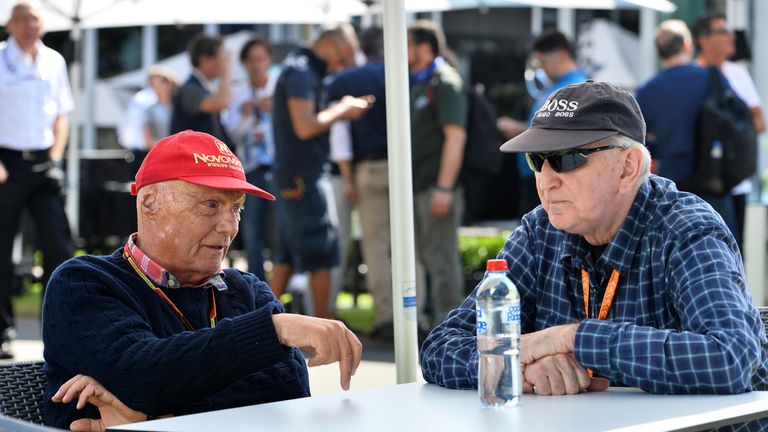 Niki Lauda and John Watson