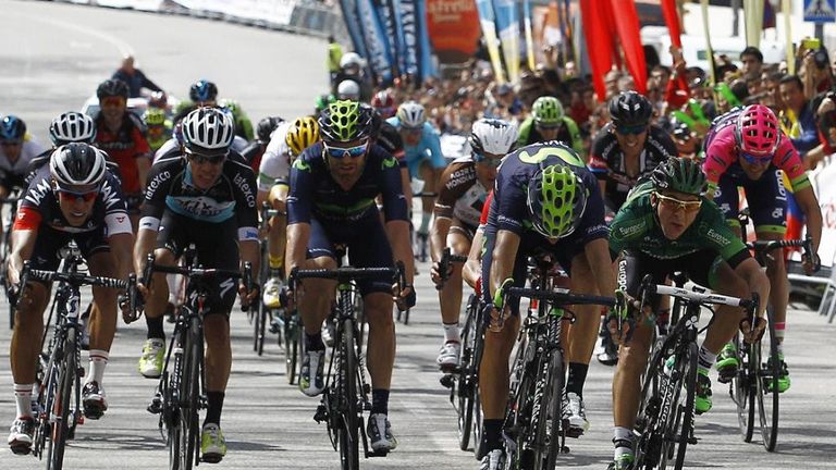 Alejandro Valverde, Bryan Coquard, Volta a Catalunya 2015, stage seven
