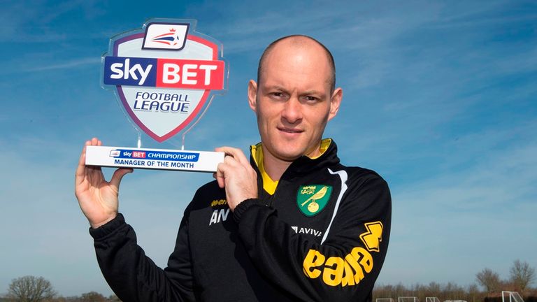 Alex Neil, Norwich City, Sky Bet Championship Manager of the Month award, February 2015