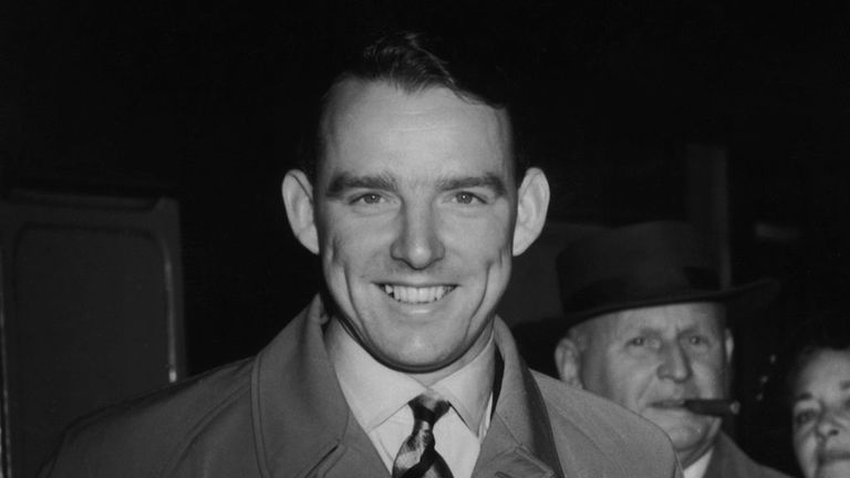 Former Yorkshire and England bowler Bob Appleyard, pictured in 1954 