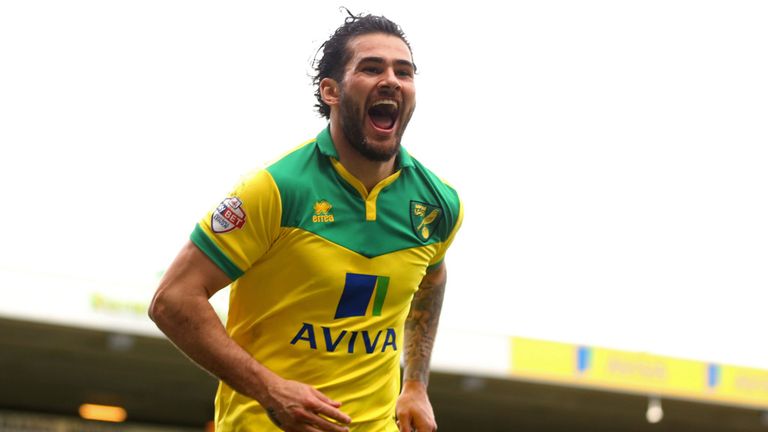 Bradley Johnson celebrates 