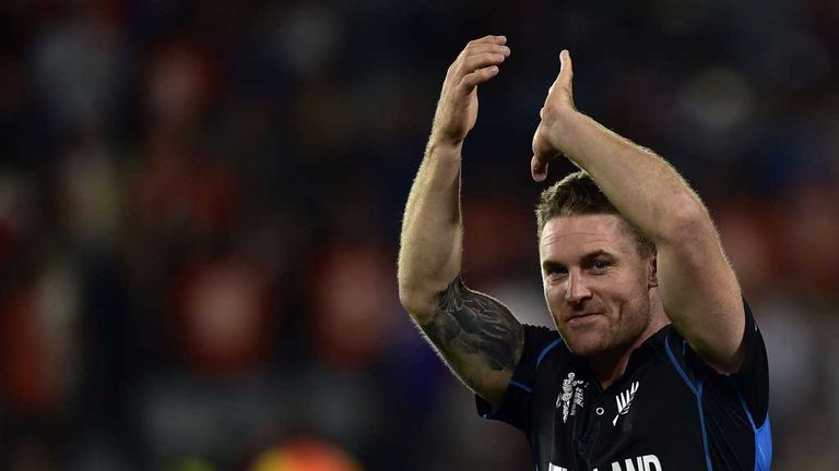 New Zealand captain Brendon McCullum