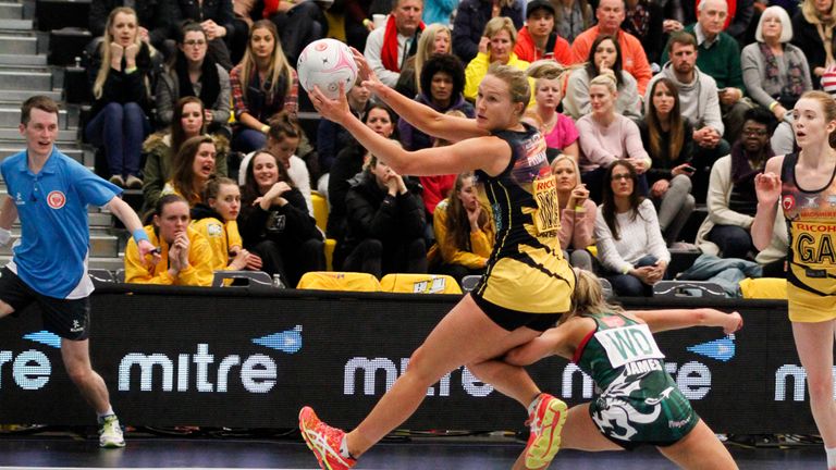 Chelsea Pitman of Manchester Thunder