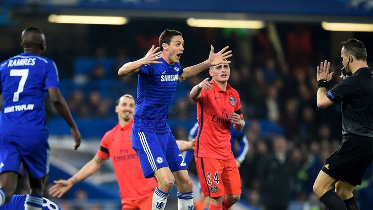 Zlatan Ibrahimovic sending off incident against Chelsea