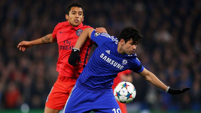 Diego Costa holds off  Marquinhos