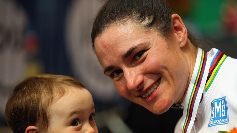 Dame Sarah Storey with her daughter Louisa