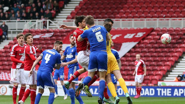 Daniel Ayala goal, Middlesbrough v Ipswich, Sky Bet Championship, FL72 Live