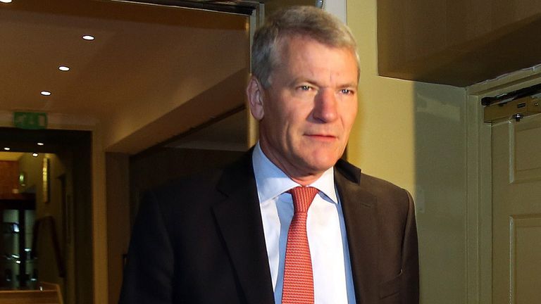 UEFA Executive Committee member David Gill arrives for the 129th Annual General Meeting of the International 
